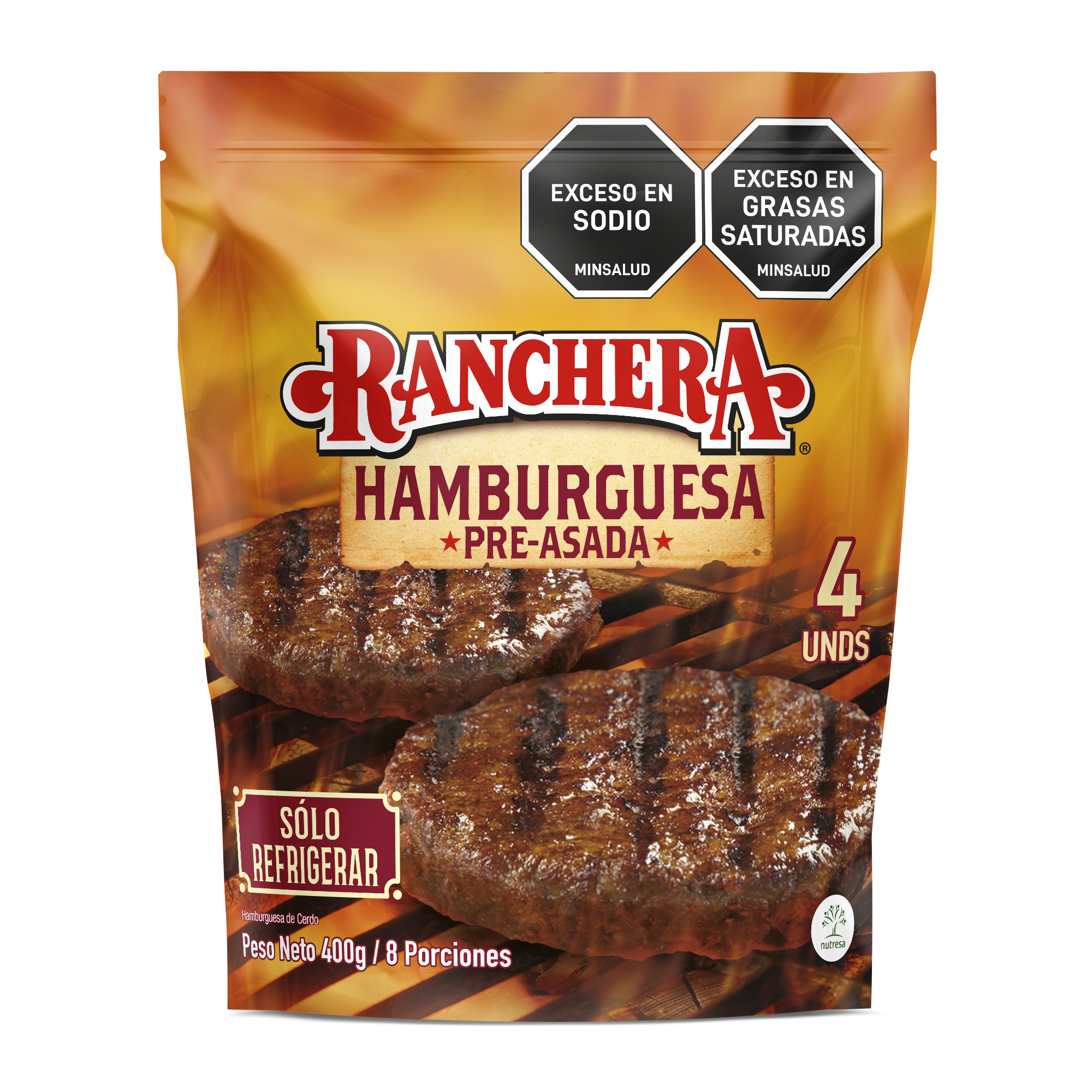 Hamburguesa Ranchera 400g