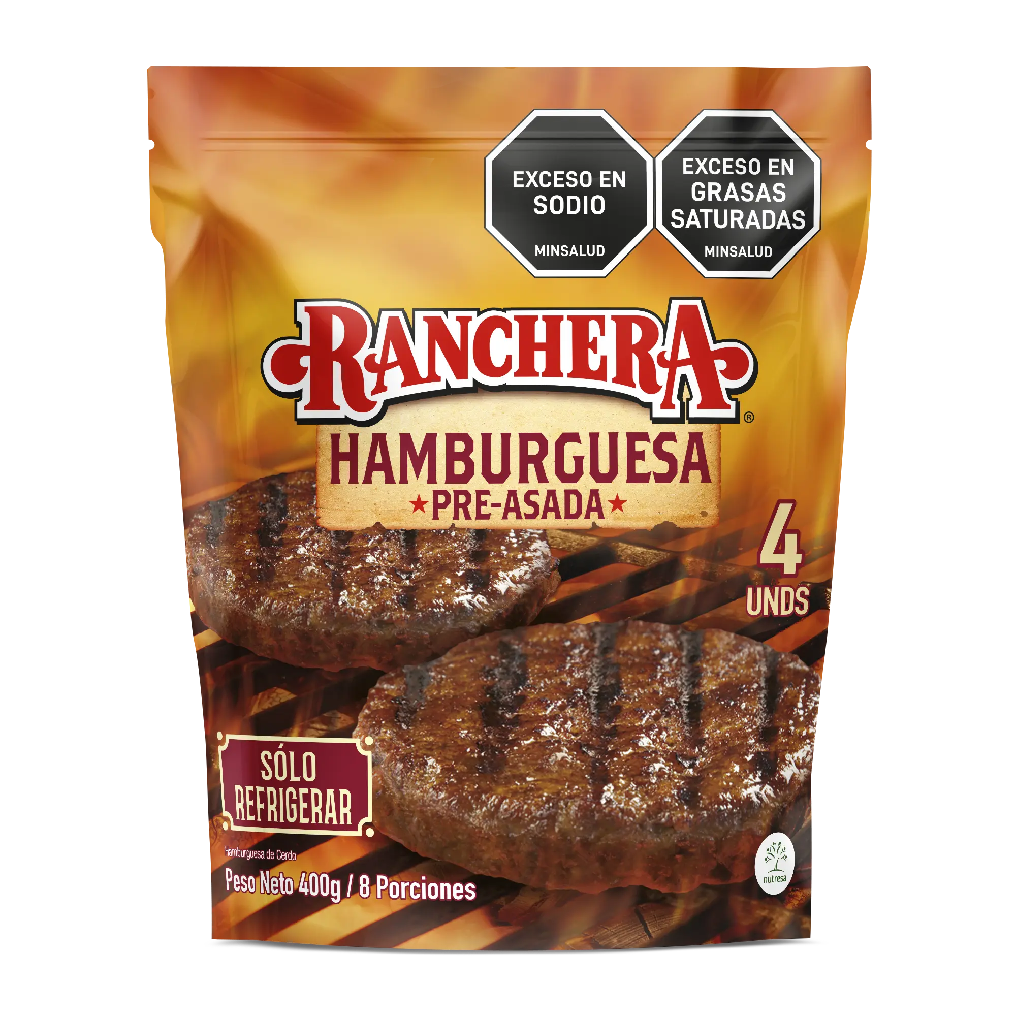 Hamburguesa Ranchera 400g