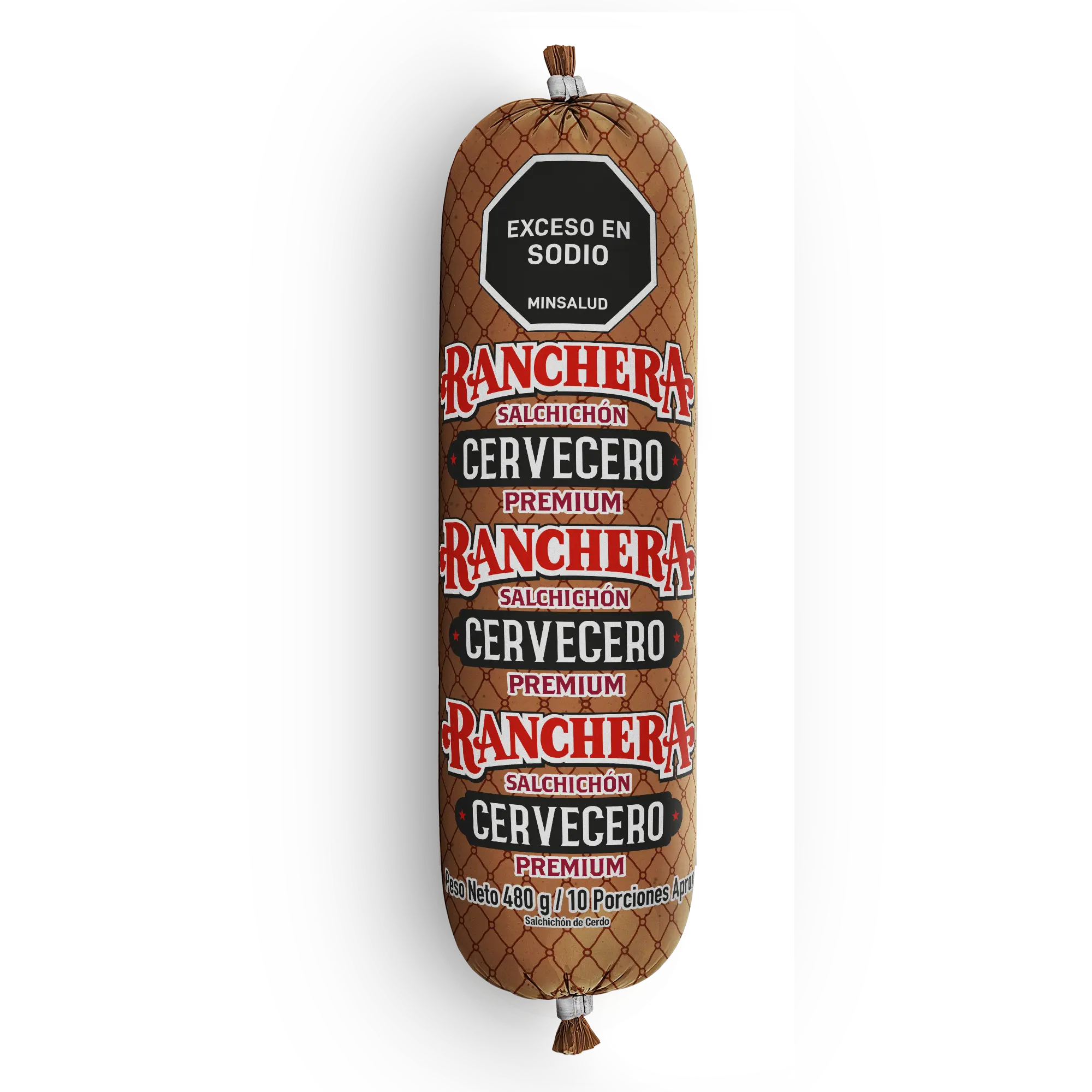 Salchichón cervecero Premium Ranchera 480g