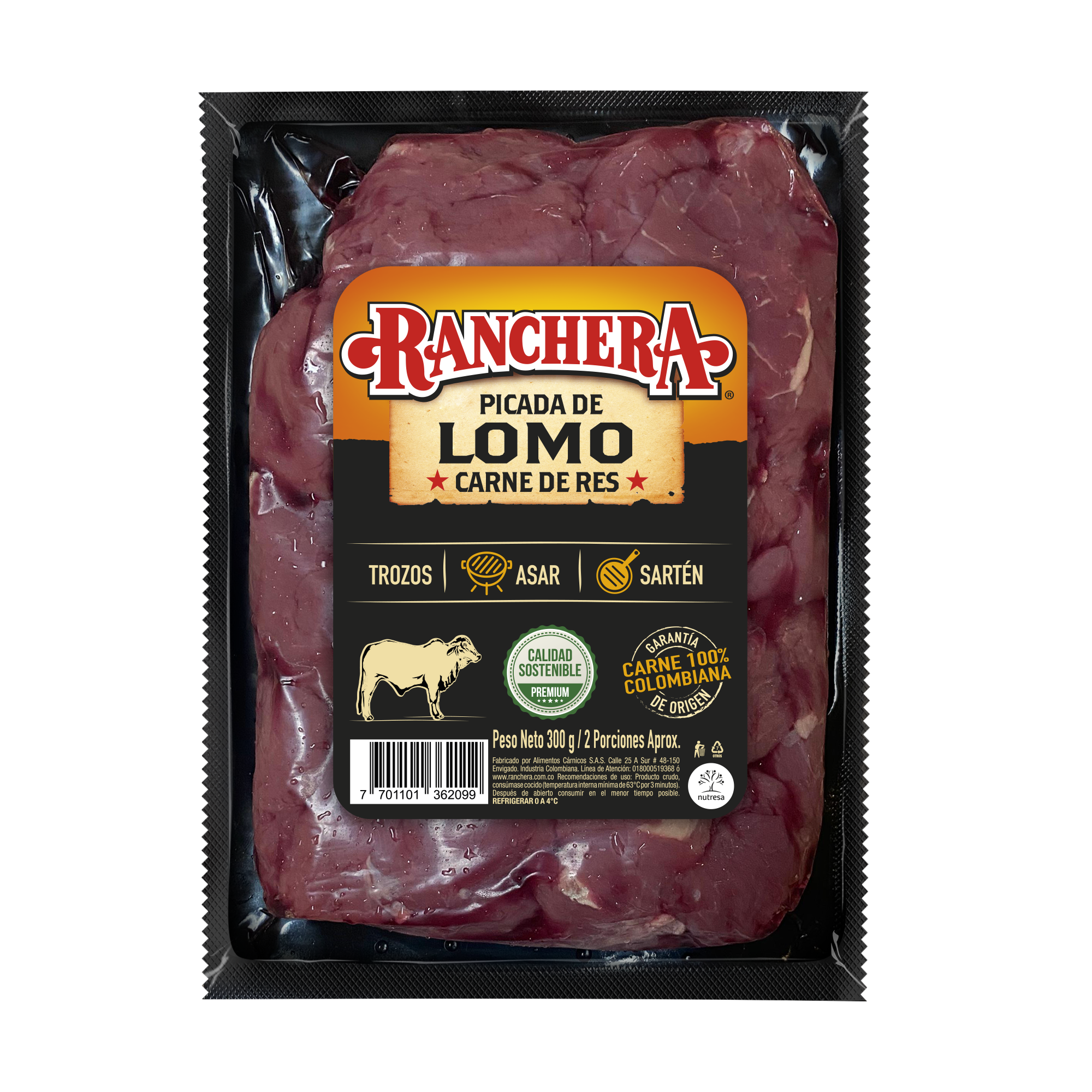 Picada de lomo fino Ranchera 300g