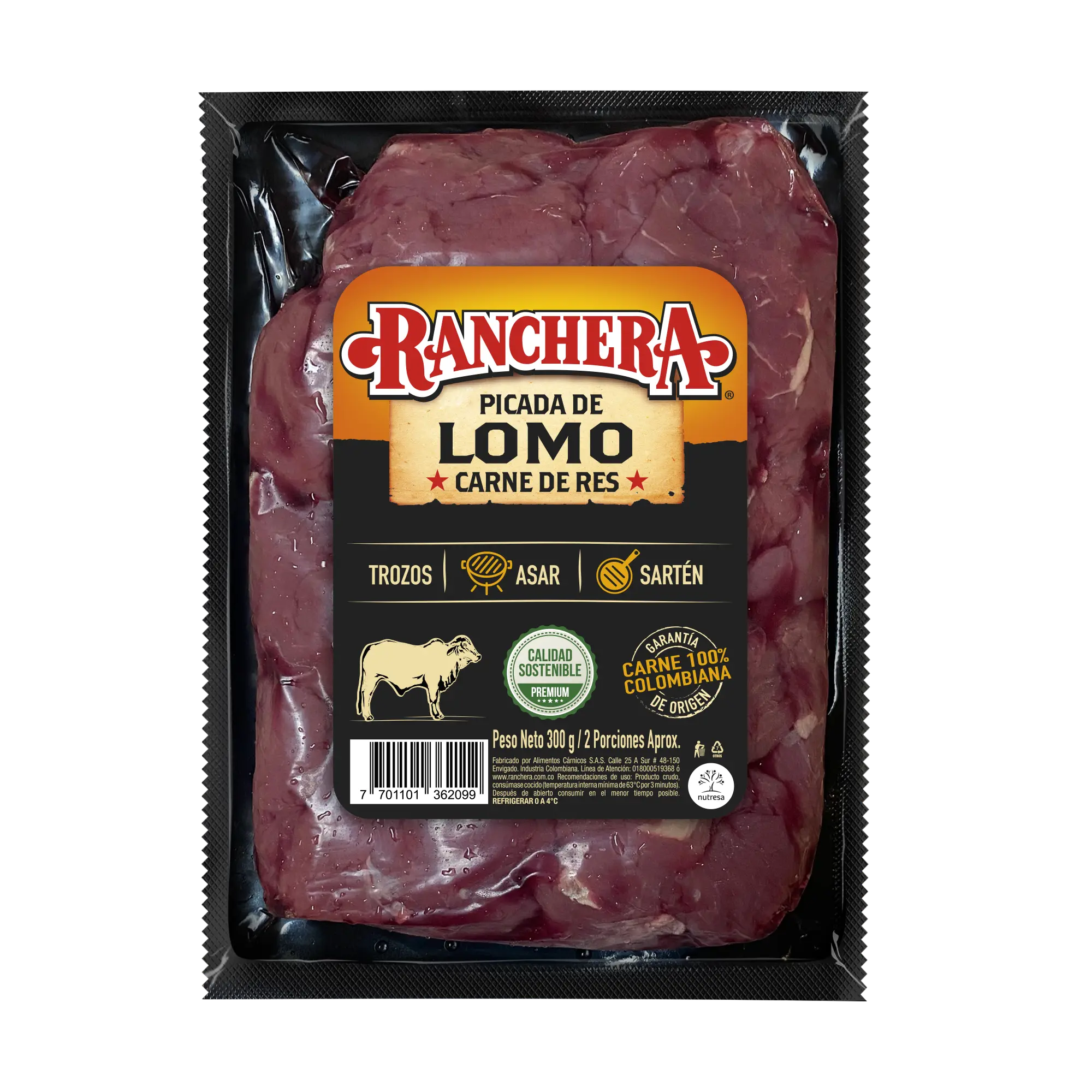 Picada de lomo fino Ranchera 300g