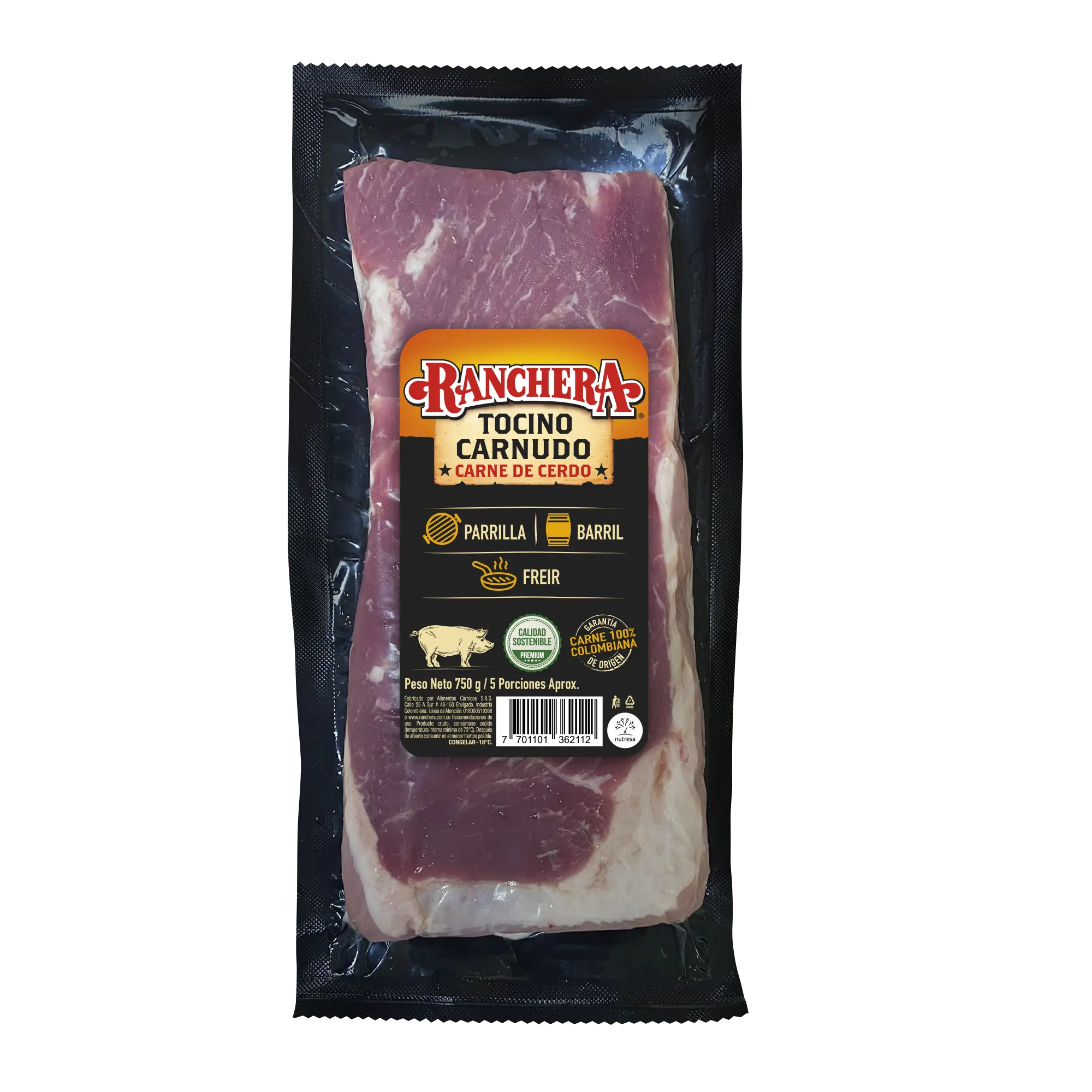 Tocino carnudo Ranchera 750g