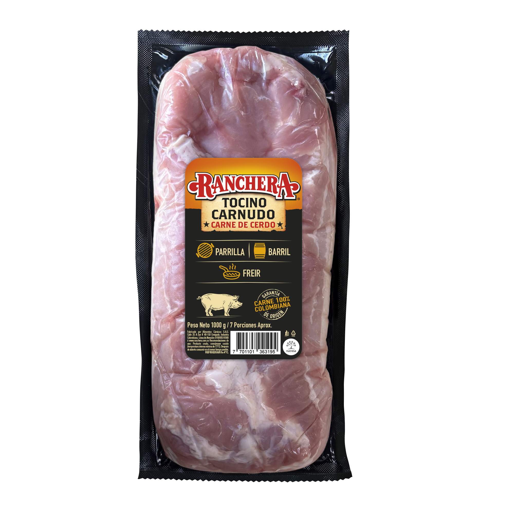 Tocino carnudo Ranchera 1000g